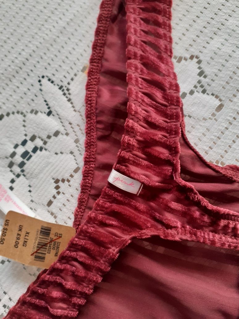 "Victoria's Secret"-PINK, stringi damskie z USA, rozm.XL