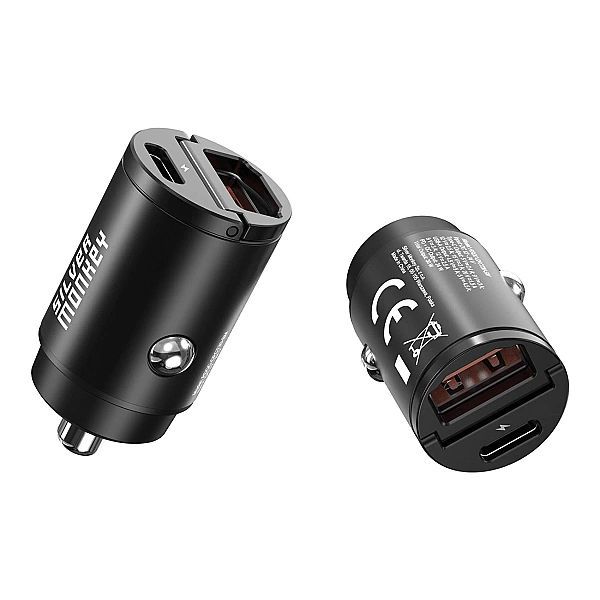 Ładowarka samochodowa Silver Monkey Pdqc-cpct30-sm 30w 1x Usb-c Pd 1xU