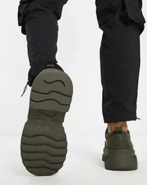 Черевики чоловічі зі штучної замші  asos на масивній підошві 25,0 см