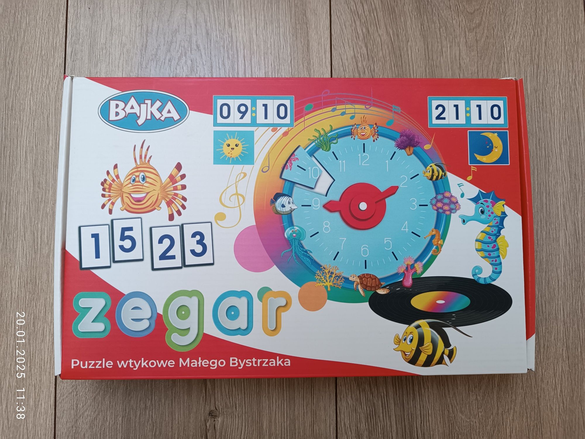 Puzzle Nauka zegara BAJKA