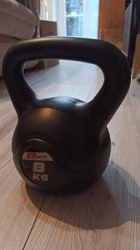 Kettlebell winylowy obciążenie hantle 6kg do ćwiczeń treningów siłowni