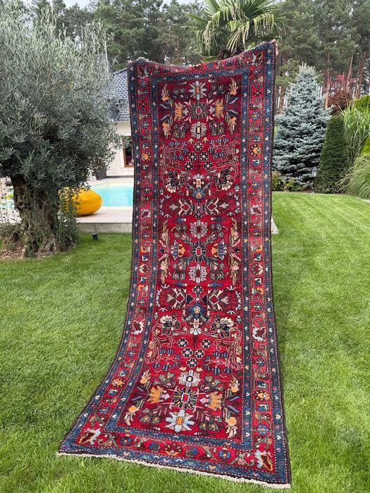 Dywan Chodnik Perski Wełniany Vintage Iran Farahan 290x105 gal.10 tyś