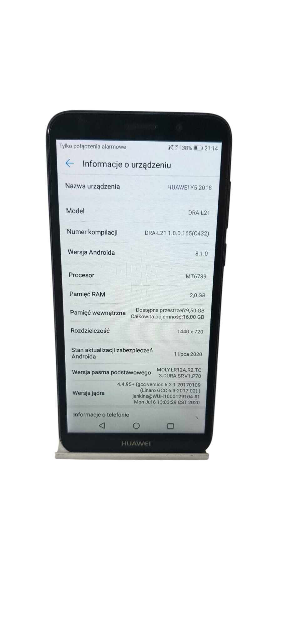 Smartfon Huawei Y5 2018