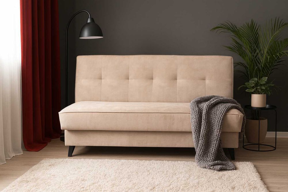 Wersalka, kanapa sofa nowoczesna z funkcją spania i pojemnikiem