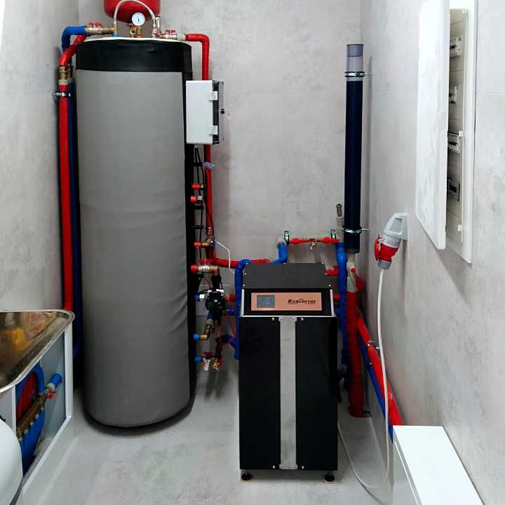 Gruntowa pompa ciepła Konceptus 8,4 kW - kompletna instalacja