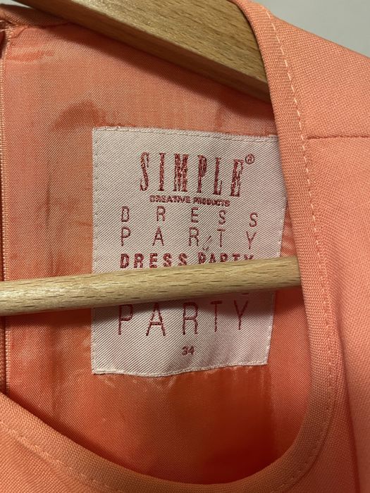 SIMPLE sukienka 100% wełna 34/S