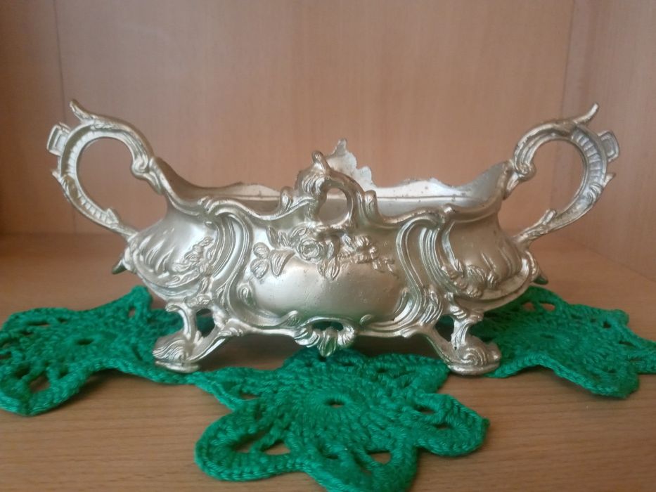 Żardiniera z cynkalu kwiatowa+gratis