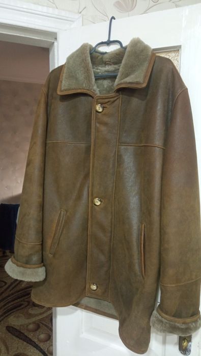 Дублянки чоловіча натуральна з натуральним хутром.