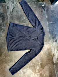 Swetr sweter sweterek dla dziewczynki na zapinanie 158