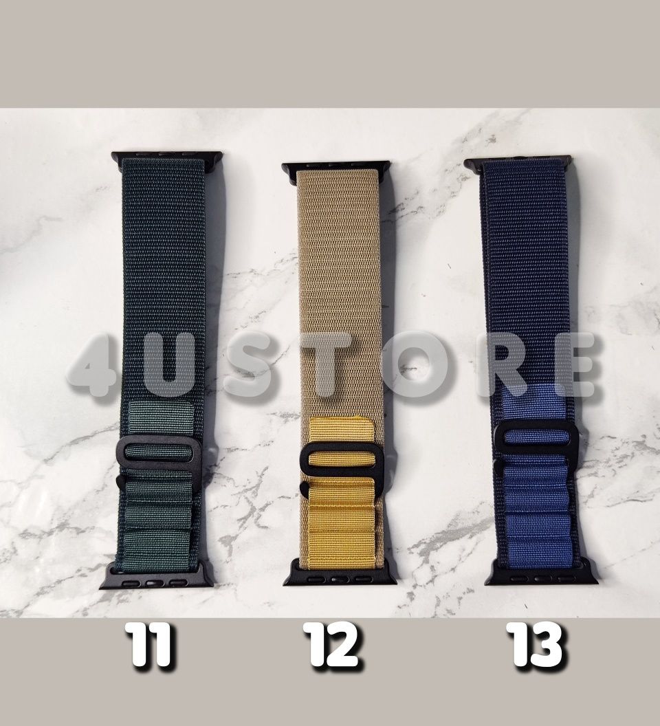 Ремешок Alpine Loop на Apple Watch 44 45 49 нейлон ремінець браслет