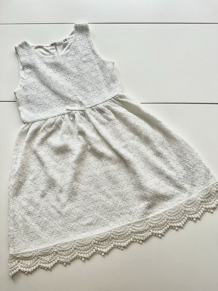 Sukienka dla dziewczynki komunijna Komunia chrzest wesele H&M