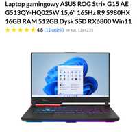 Laptop Gamingowy Asus