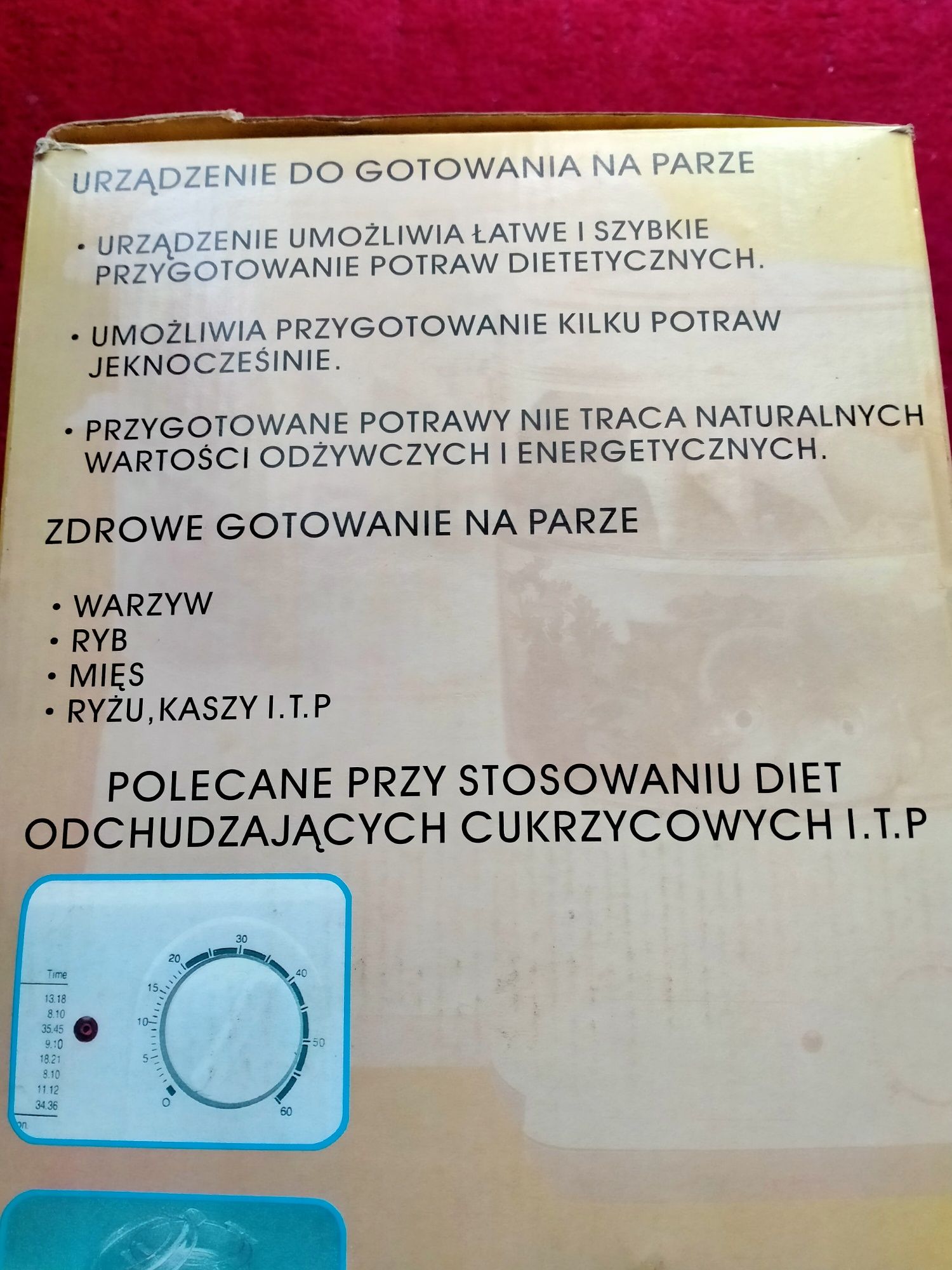 Urządzenie do gotowania na parze