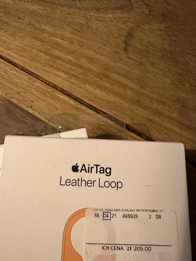 Nowy oryginalny skórzany pasek Apple AirTag Leather Loop - California