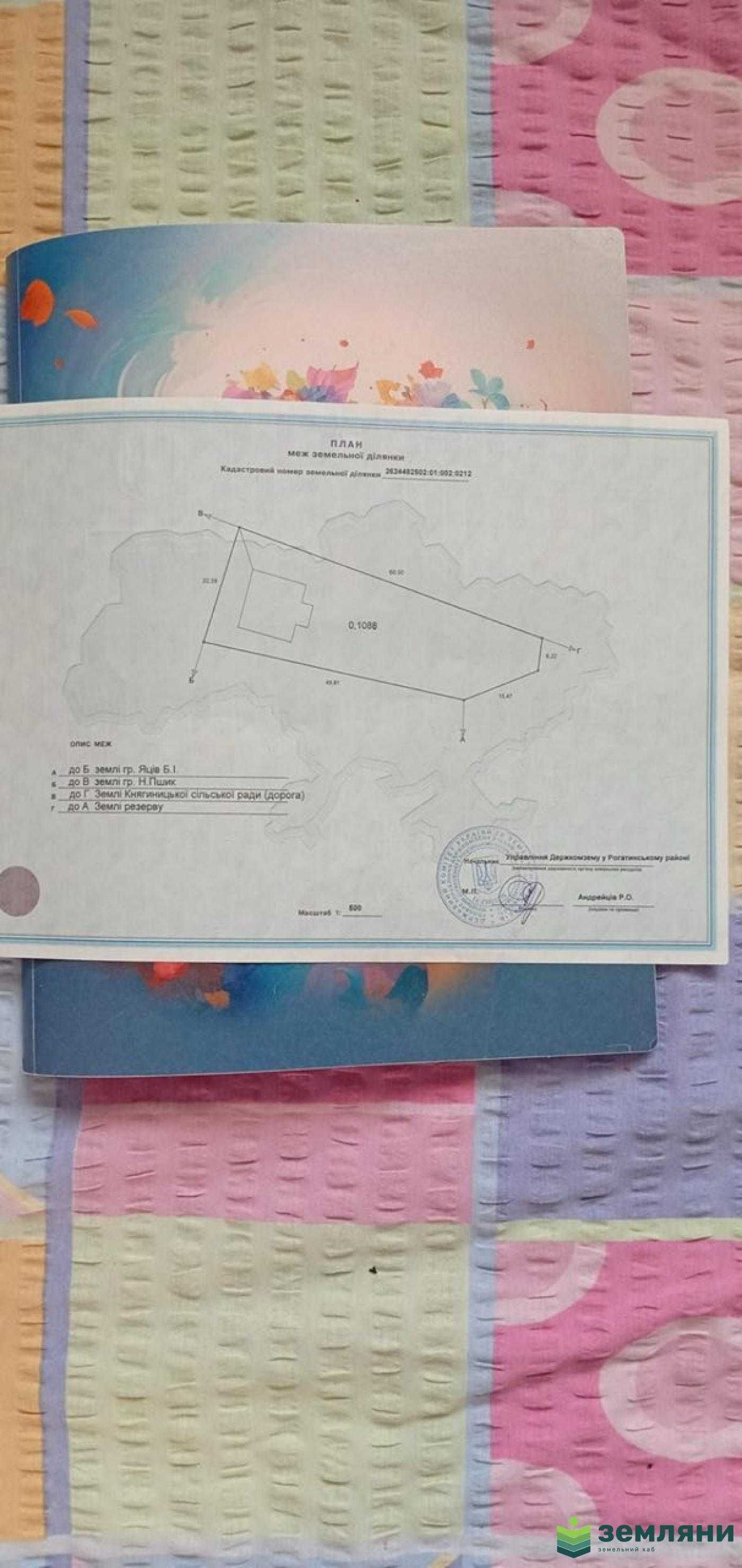Продається земля 45 сот з будинком в с. Загір'я