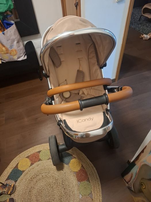 Carrinho Icandy peach+ovo besafe+base isofix