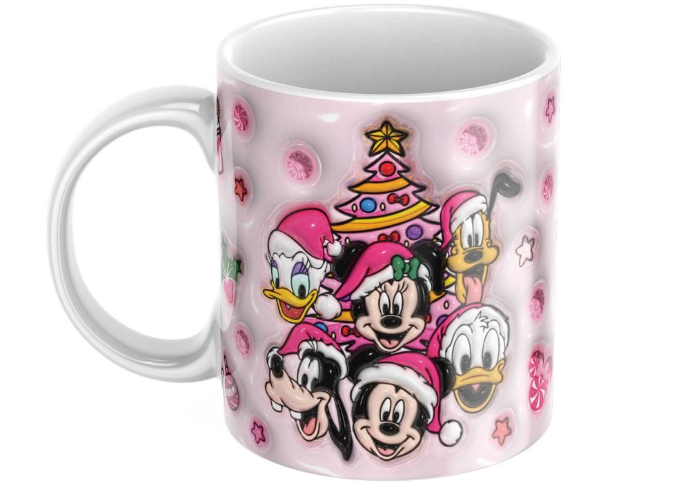 Kubek 3D Święta Disney, Mickey - Idealny Na Prezent - Bestseller - HIT