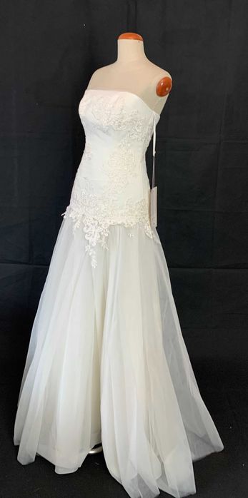 nowa z metką suknia ślubna 38/40 M/L Litera A na ślub wesele poprawiny