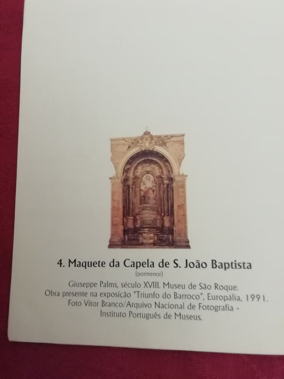 Postal de natal Capela S. João Baptista