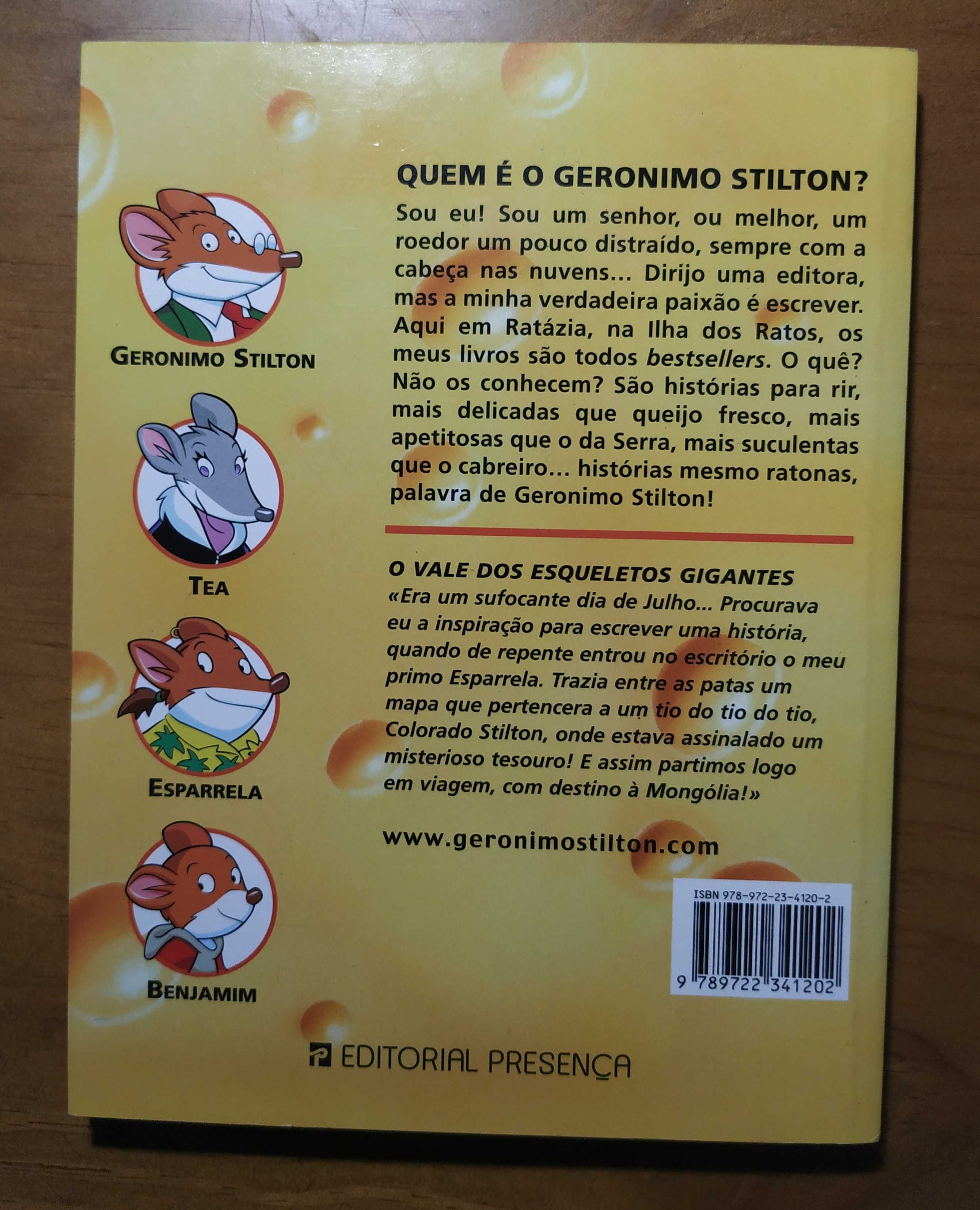 2 livros Geronimo Stilton