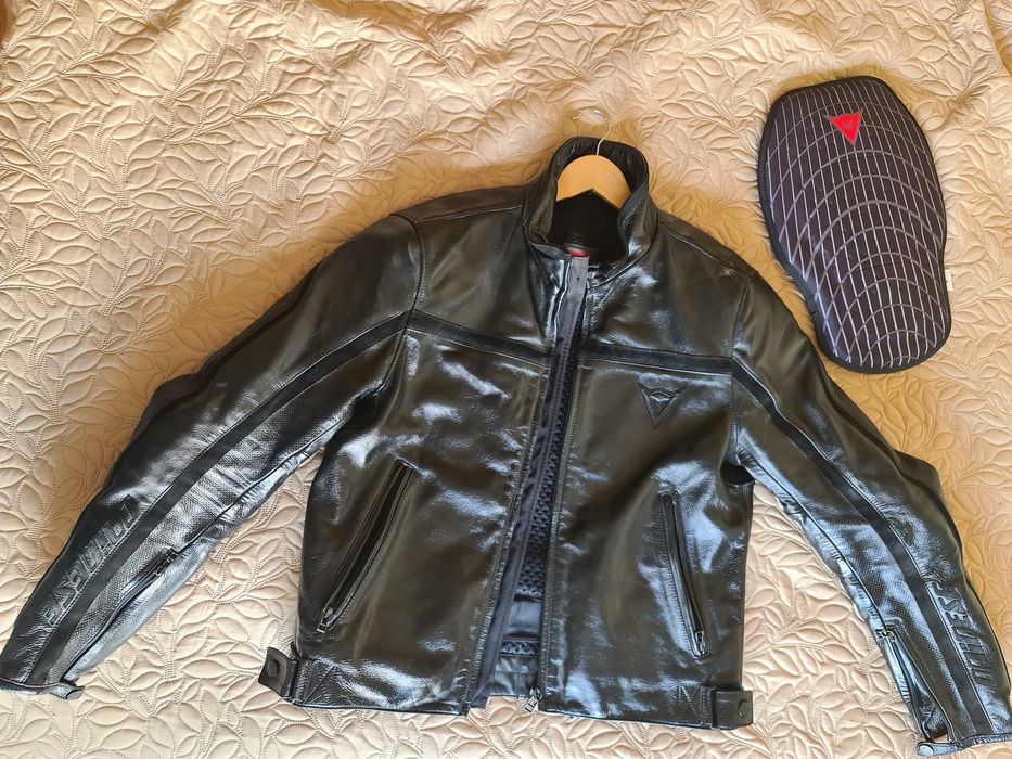 Blusao Motard Pele Dainese 56