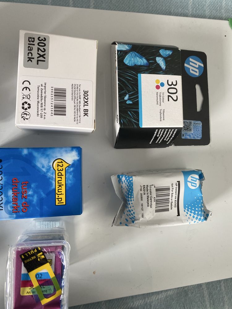 HP Envy 4527 drukarka atramentowa plus tusz 302 orginalne tusze
