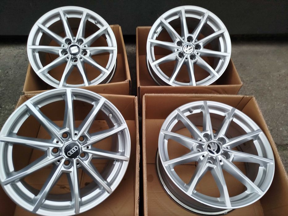 A108# Alufelgi  17" 5x112 7,5j et30 Seat Vw Audi Skoda