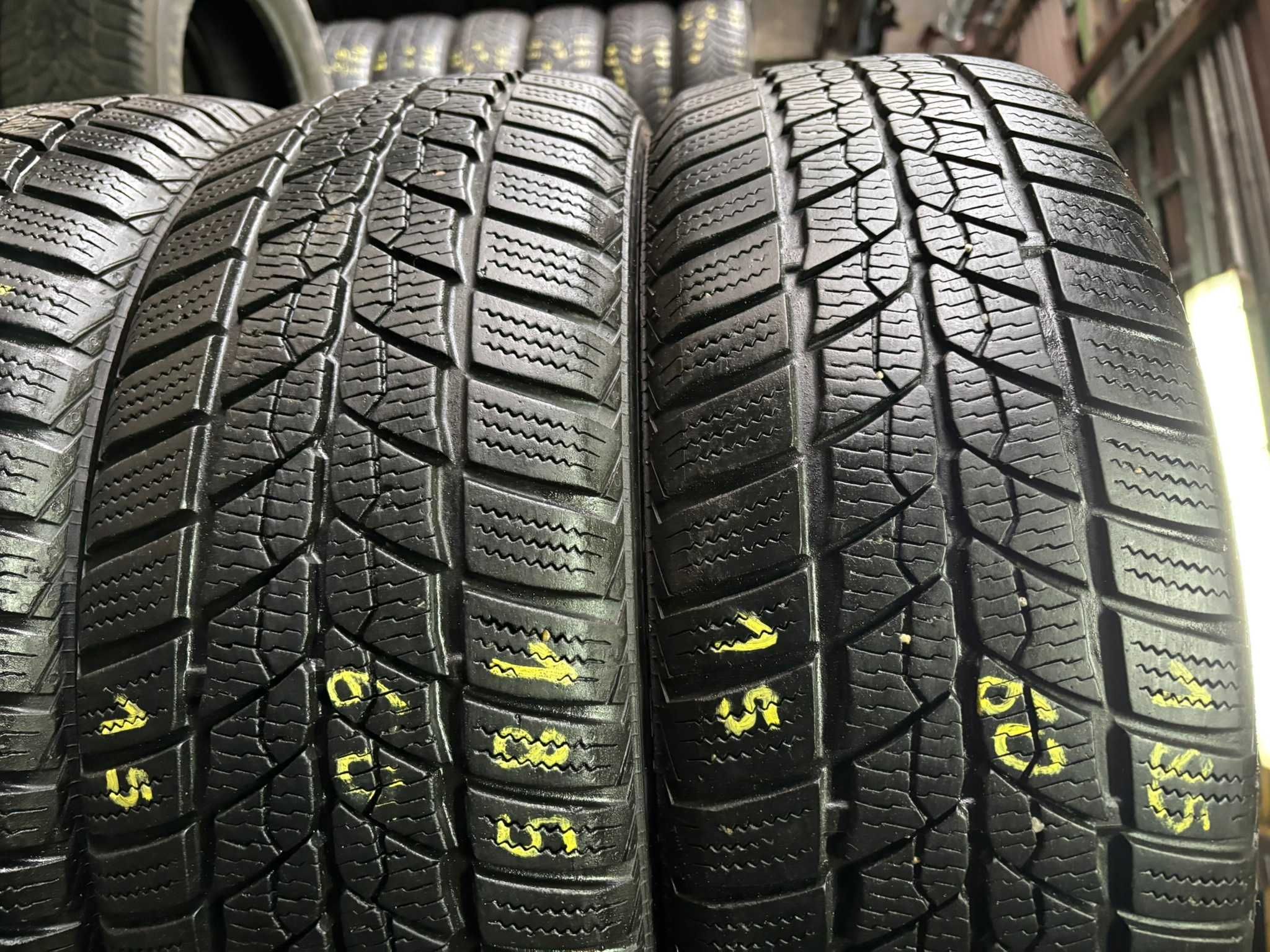 4X Opony Zimowe 185/60R15 84T BARUM POLARIS 2 6.3MM Sprawdzone Całe!