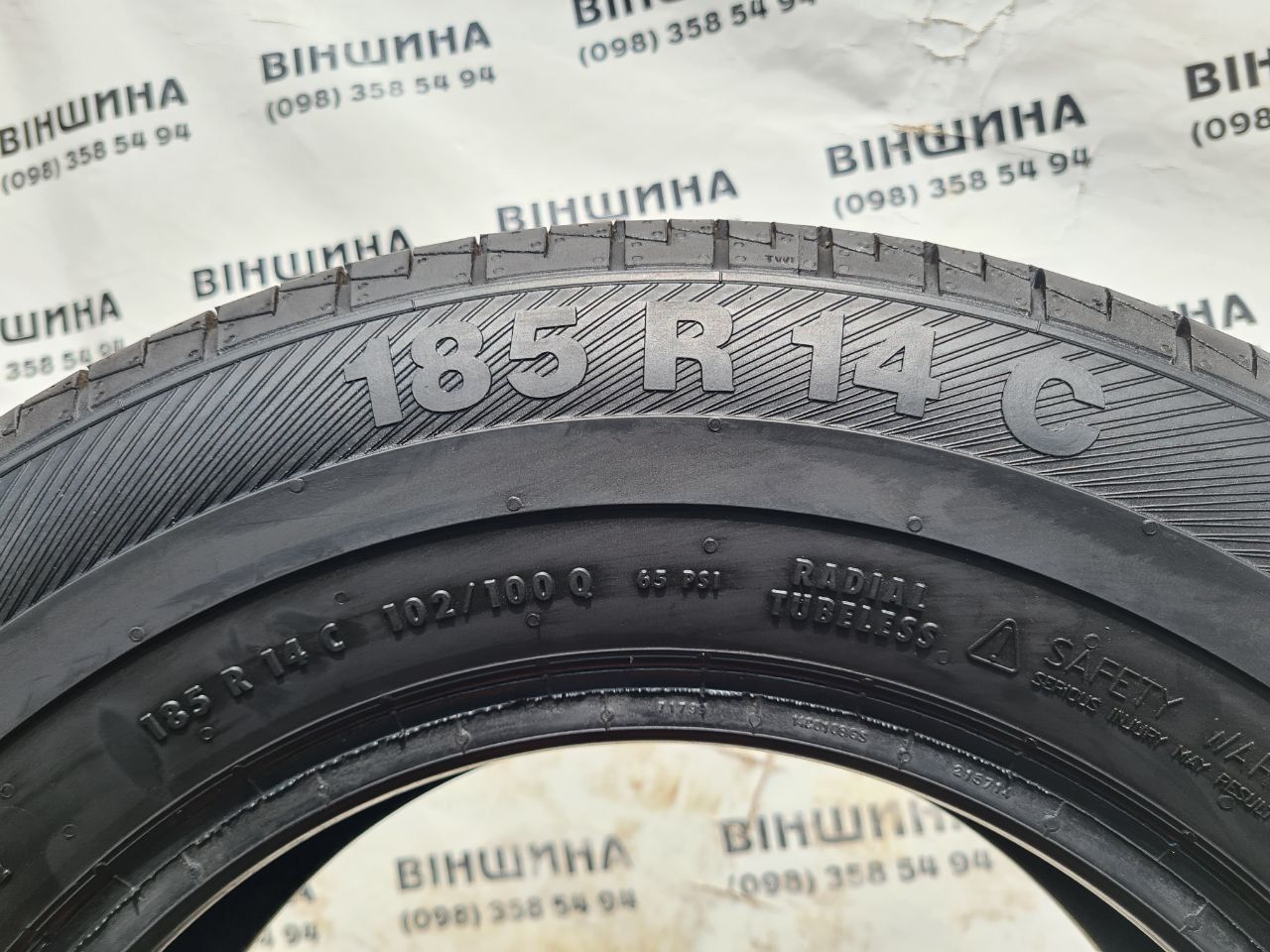 Шина 185 R 14C BARUM Vanis 2. Одне колесо. Розпаровка.