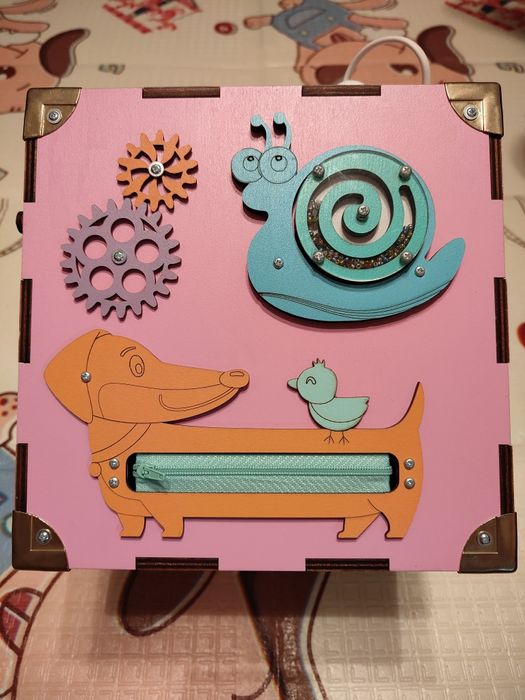 Бізі борд новий рожевий