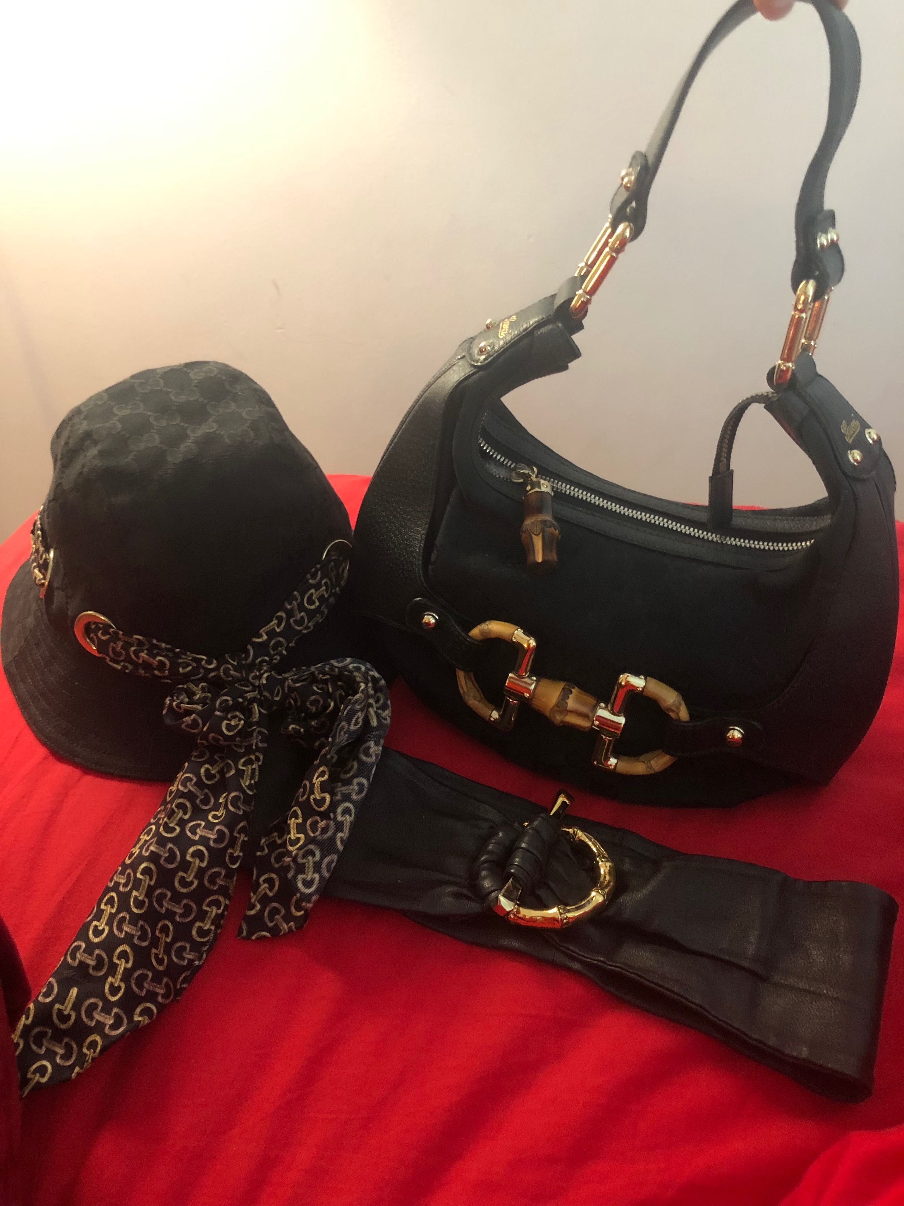 Gucci- Torebka- kapelusz i pasek