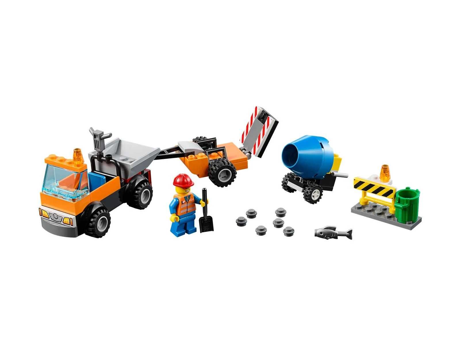 LEGO Juniors 10750 - Samochód robót drogowych - Komplet 100%