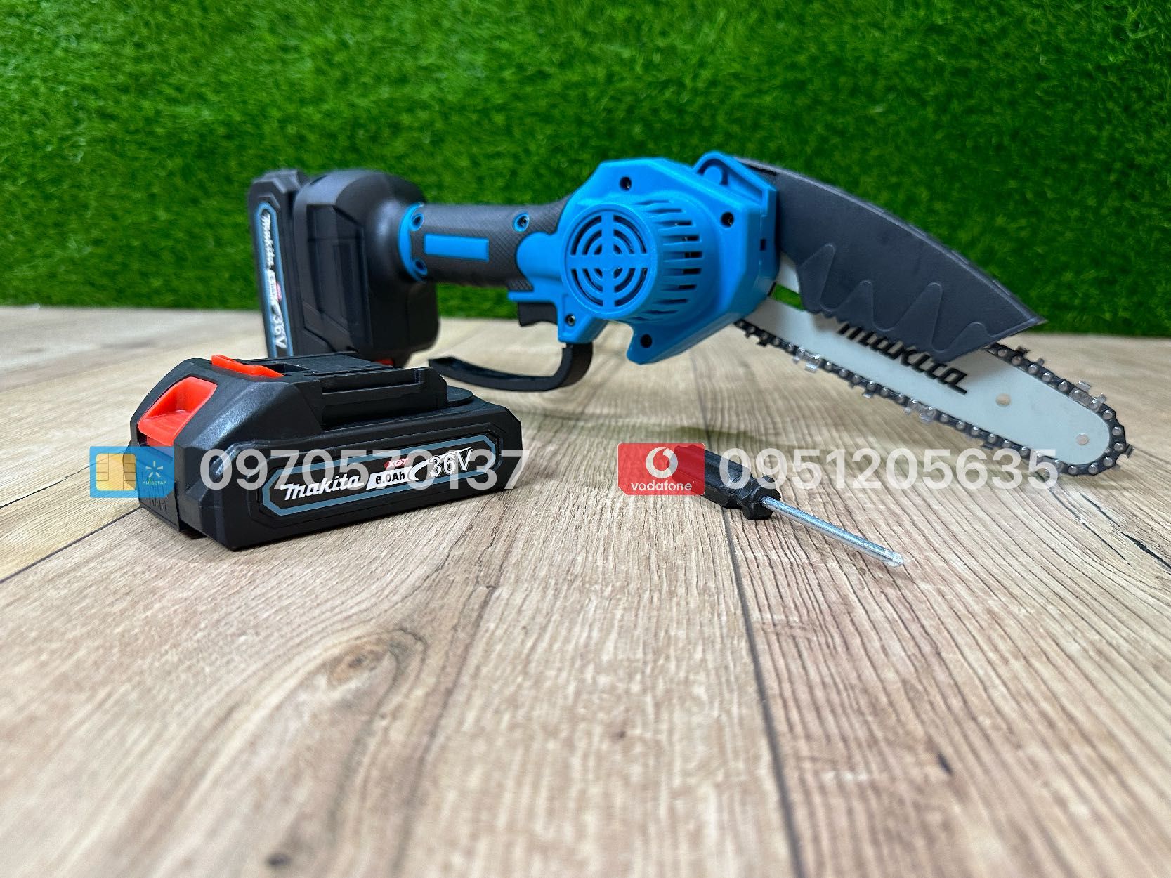 Акумуляторна ланцюгова Міні пилка Makita DUC365 36V 6Ah Дов шини 15 см