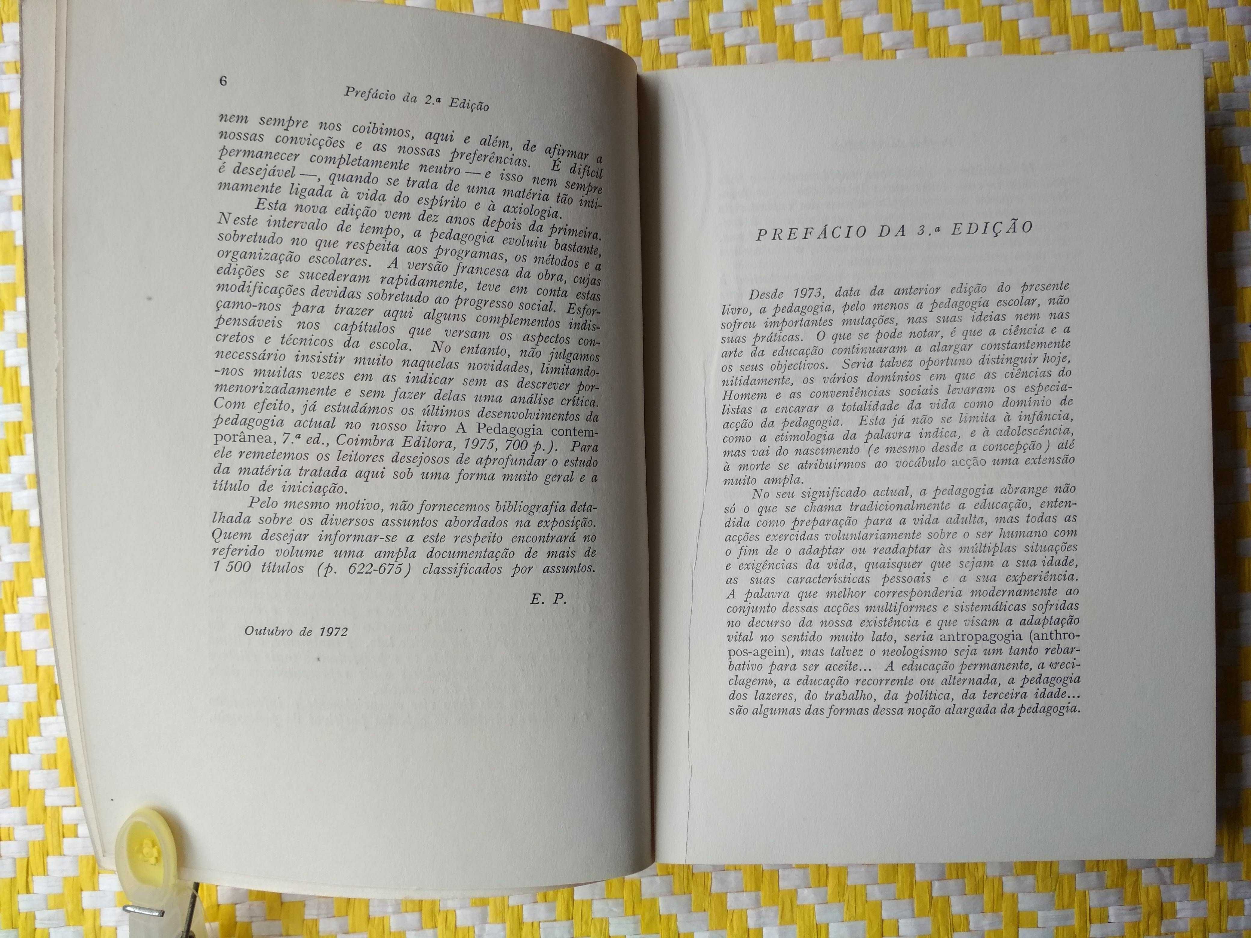 INTRODUÇÃO À PEDAGOGIA  
Emile Planchard
Coimbra  Editora