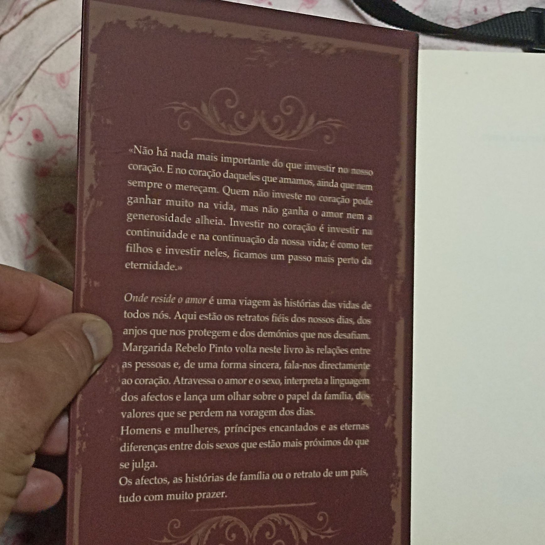 Margarida Rebelo Pinto Onde reside o amor