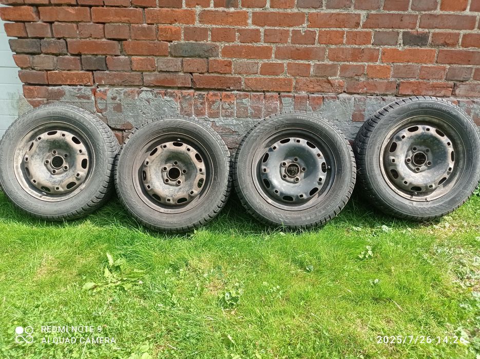 Felgi stalowe VW Skoda Audi 14" 5x100 5J ET35 opony zima