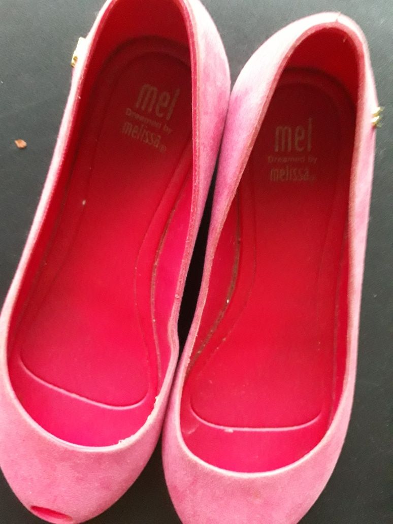 Sapatos de criança,menina, usados, marca Melissa