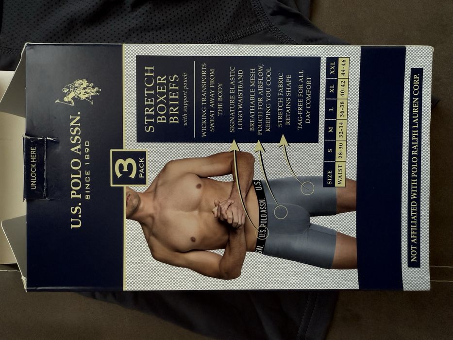 Мужские труси боксери U.S. POLO ASSN.