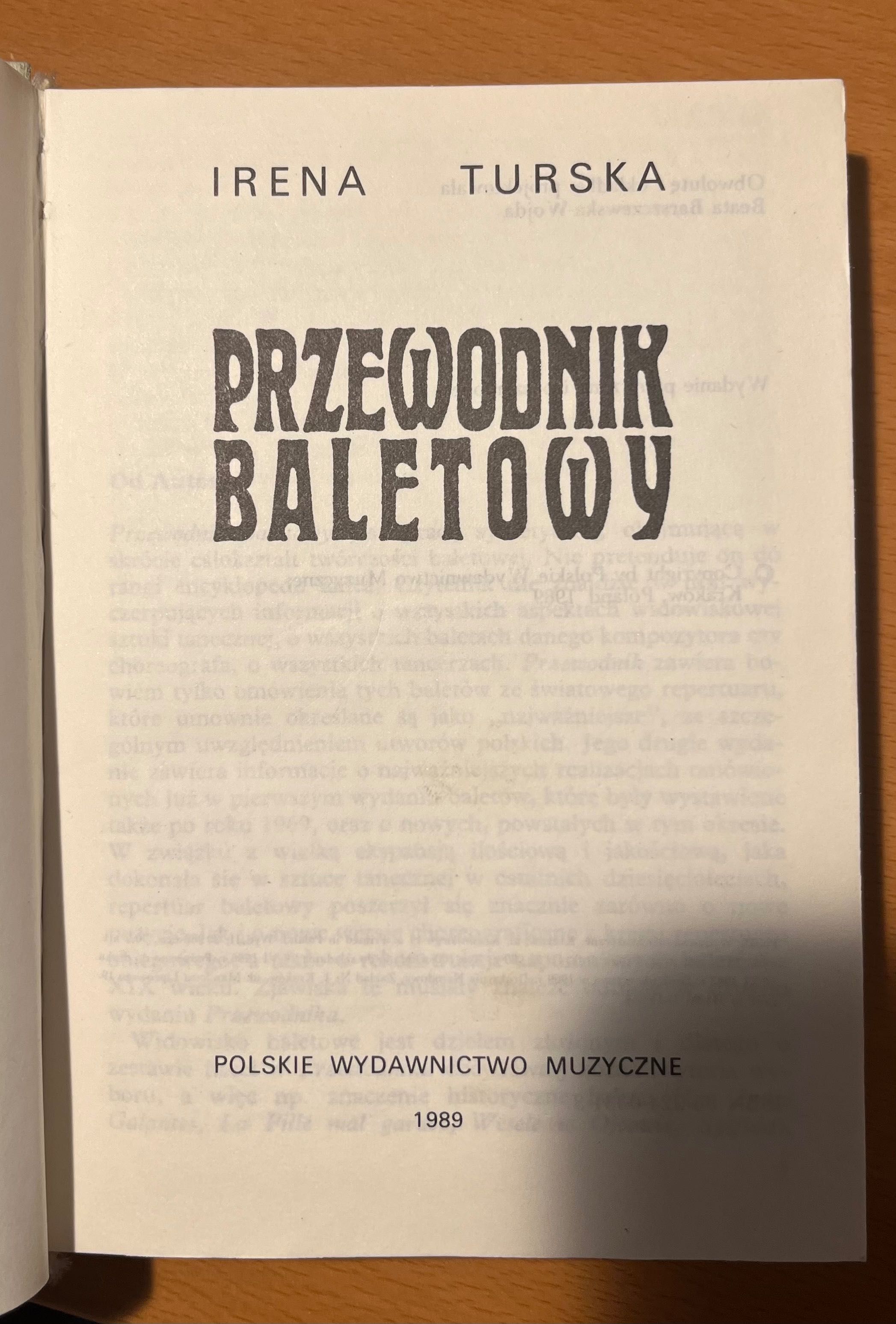 Przewodnik baletowy - Irena Turska