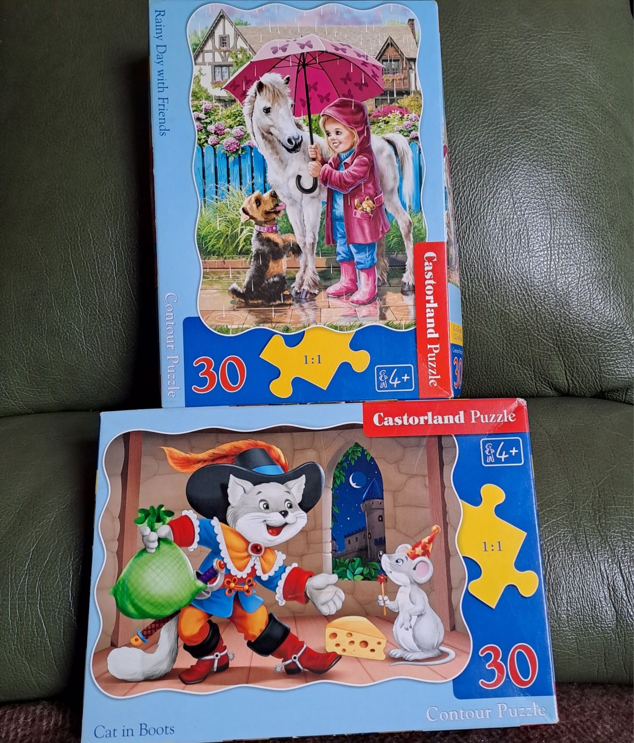 W pakiecie taniej - Castorland puzzle 2 x 30szt