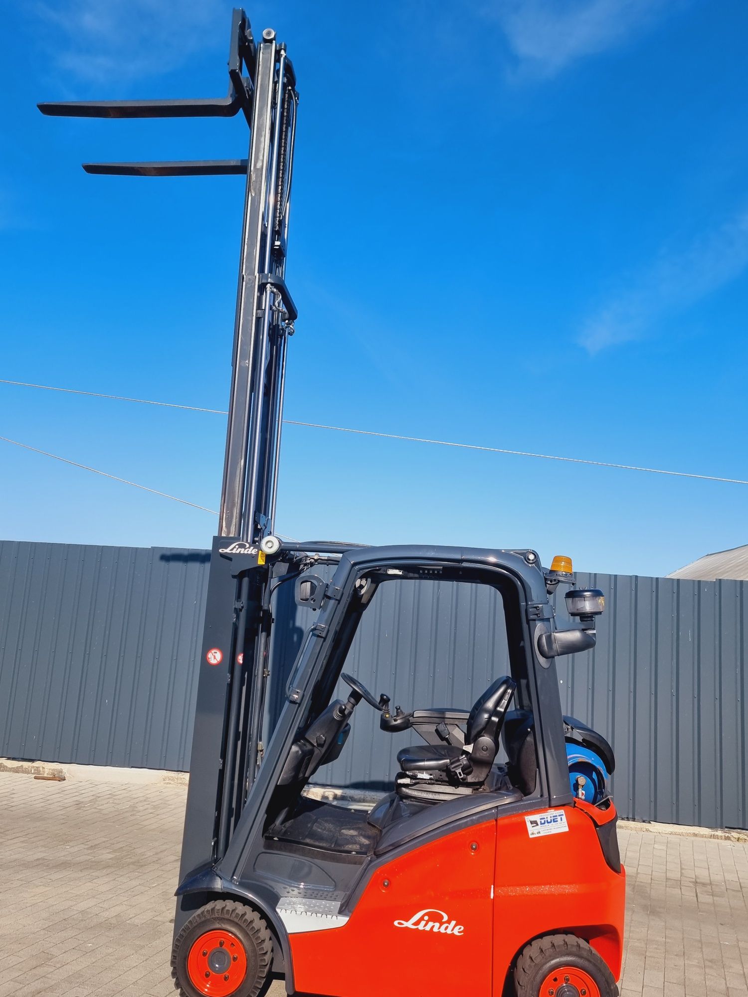 Wózek widłowy Linde H16t-01 * 14rok* triplex *wolny skok * 4,6 m/1.6t