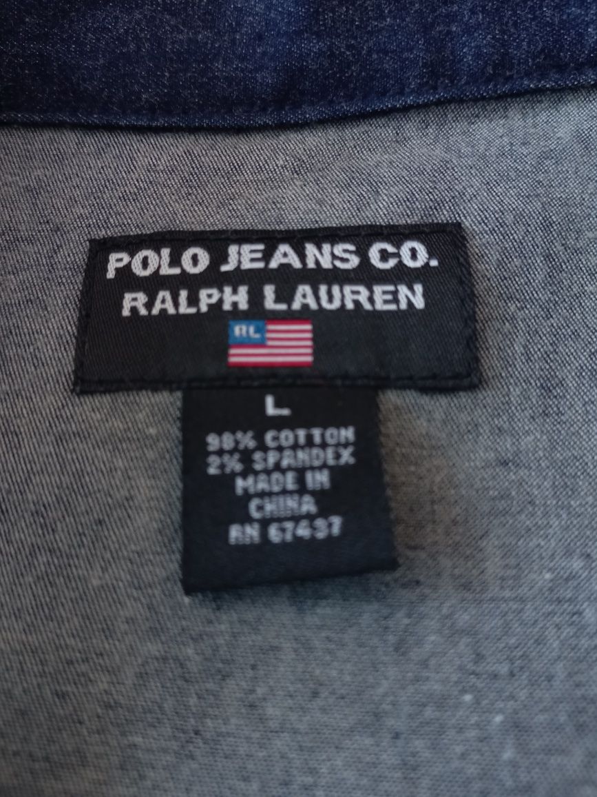 damska granatowa koszula Ralph Lauren