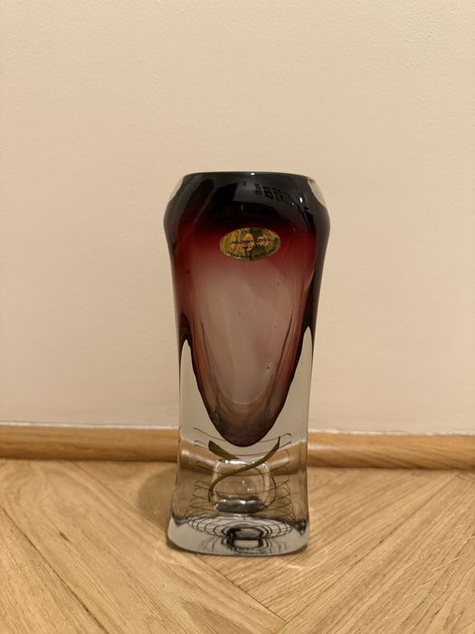 Wazon krystaliczny Adam Jablonsky handmade, huta Jabłoński