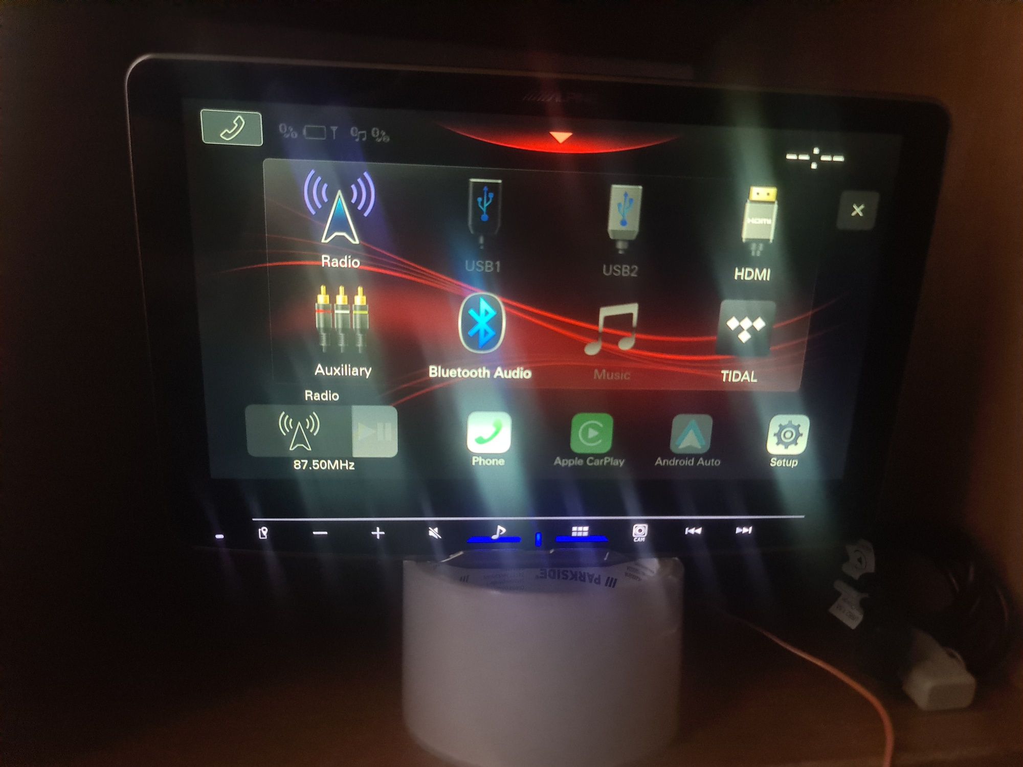 Radio ALPINE ilx f905D Nowe najwyższy model Bluetooth CarPlay Android