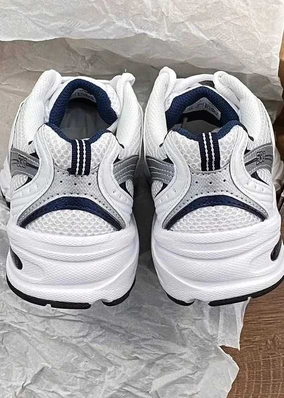 New Balance 530 White Silver Navy 39