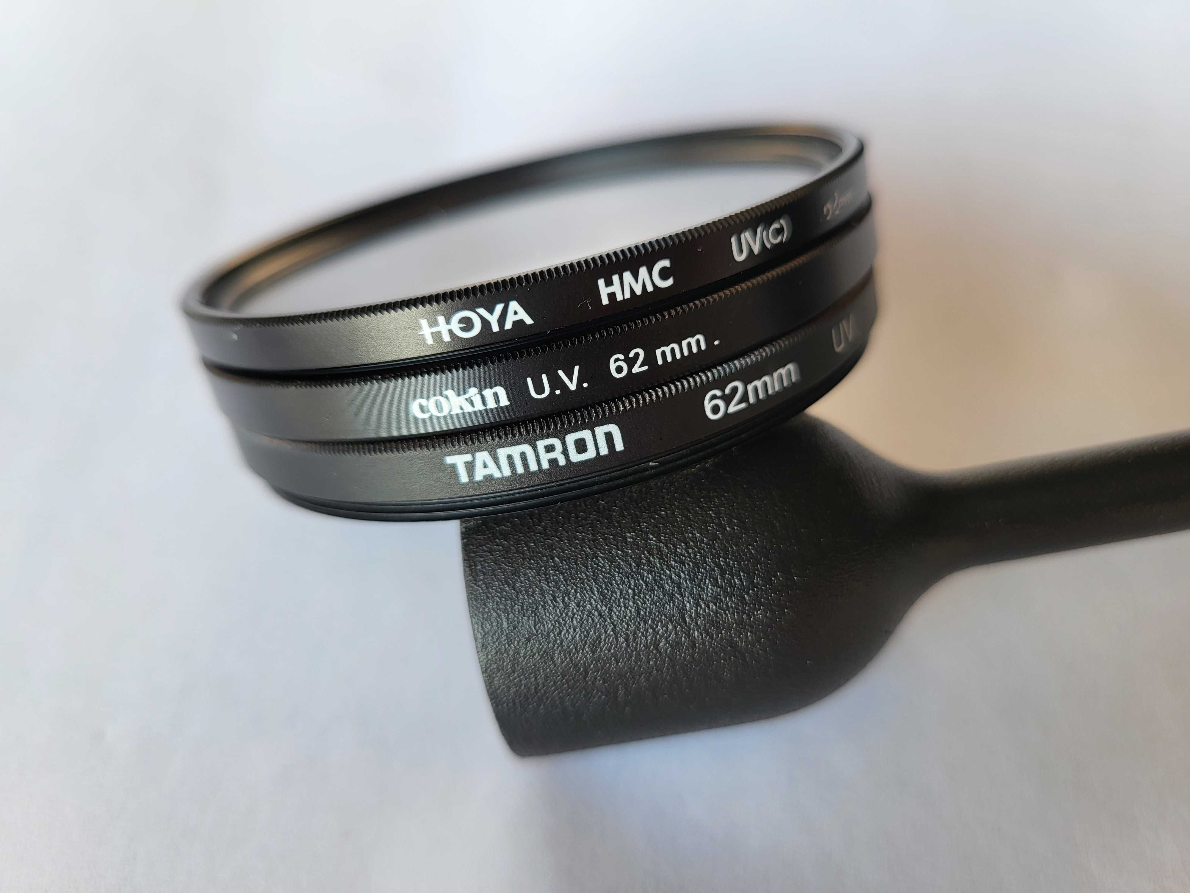Zestaw 3 Filtrów 62mm HOYA HMC UV(c) i cokin U.V. i TAMRON UV