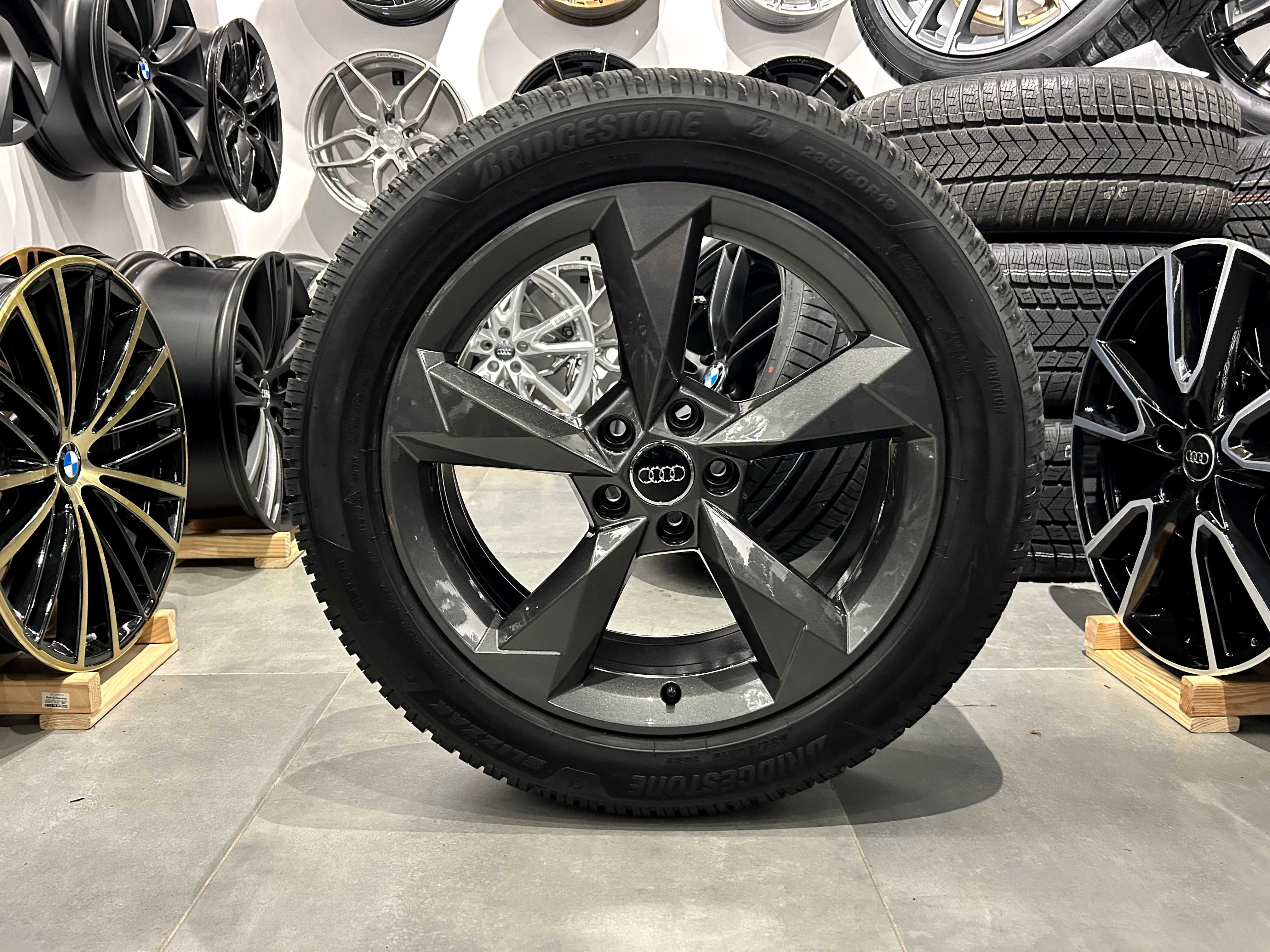 Oryginalne koła zimowe 19 5x112 ET43 Audi Q3 235/50R19 Bridgestone