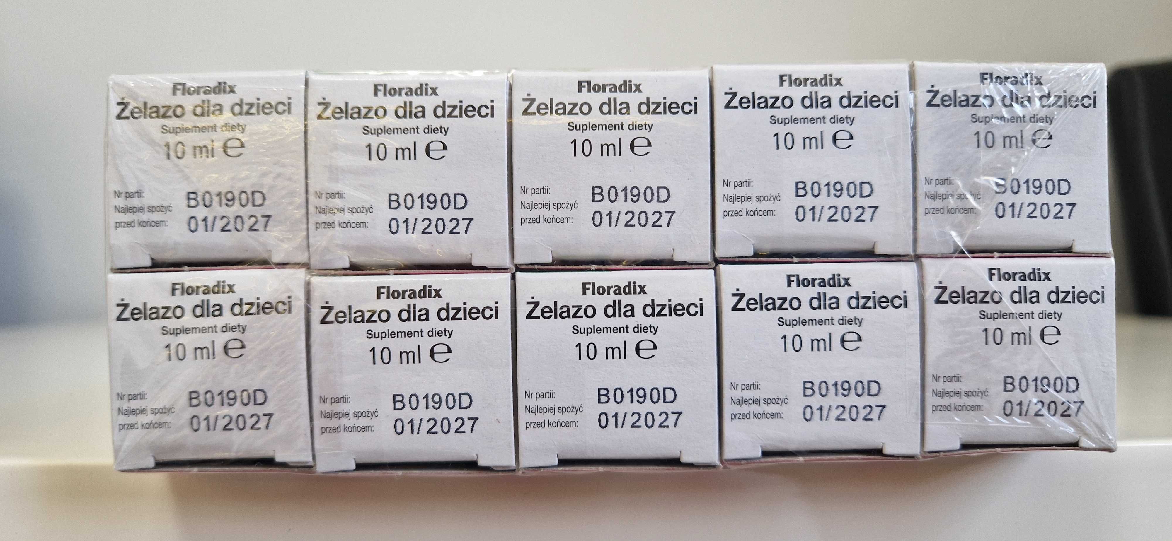Floradix Żelazo dla dzieci 10 ml x 10 (1 pakiet - 100 ml)