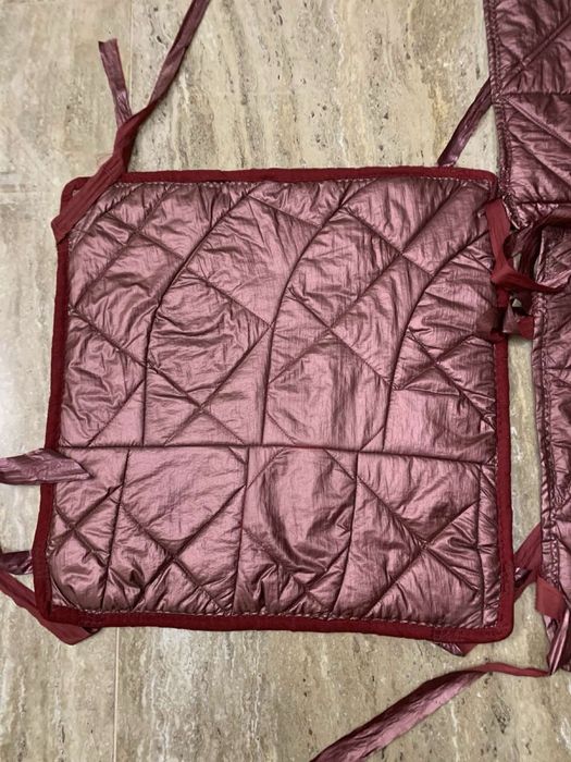 Тонкие подушечки на синтепоне  на стулья