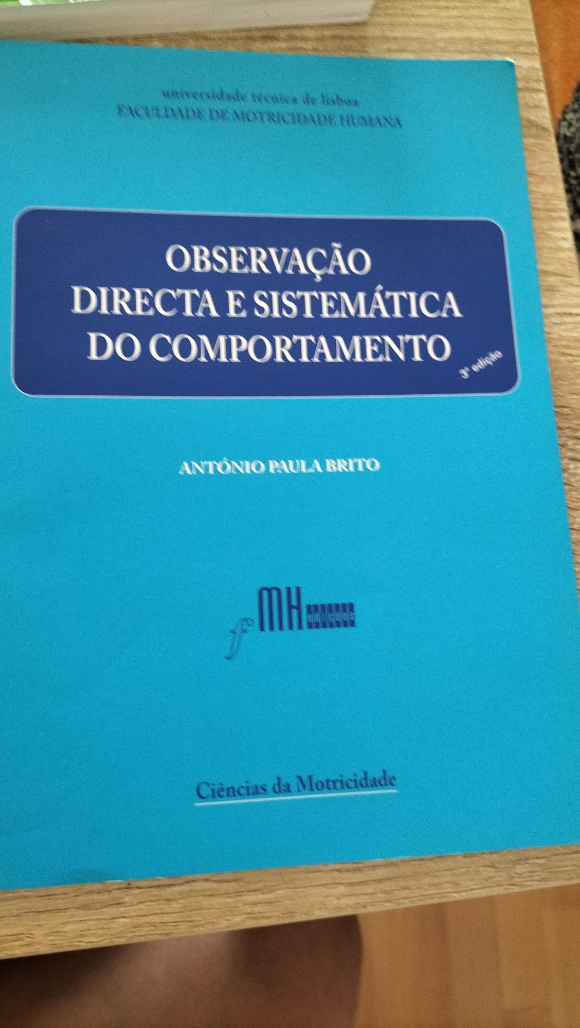 Livro Observação Direta e Sistemática do Comportamento -FMH